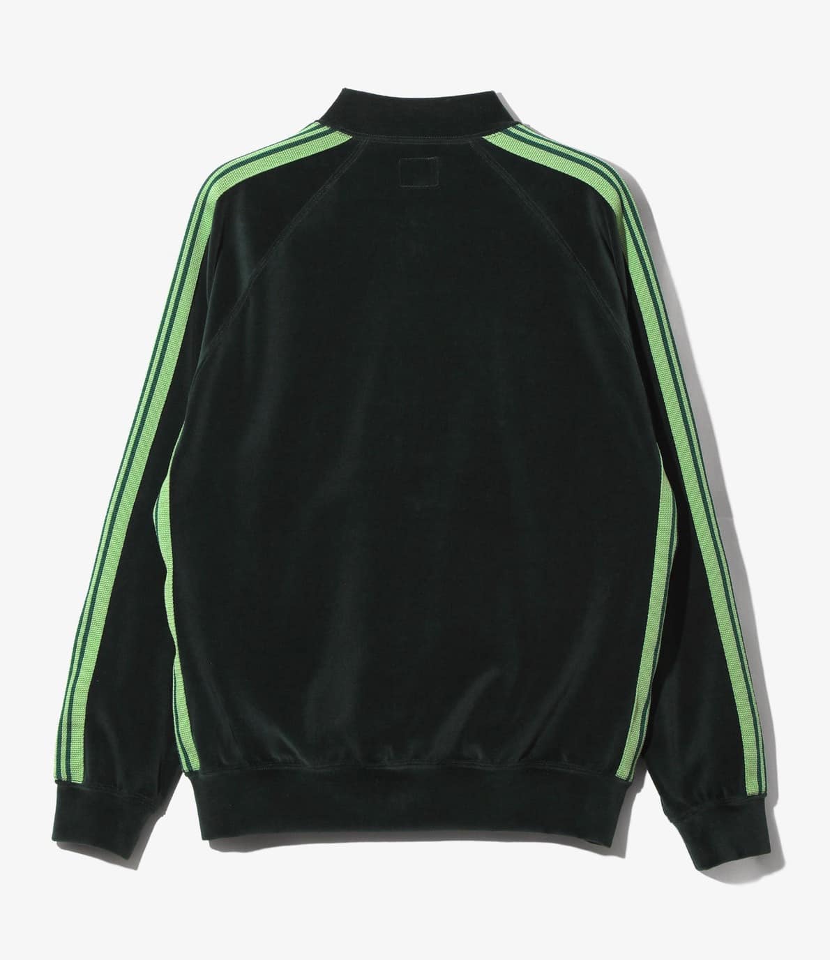 Needles/ニードルズ　Rib Collar Track Jacket - C/PE Velour 26AW -GREEN- GREEN M