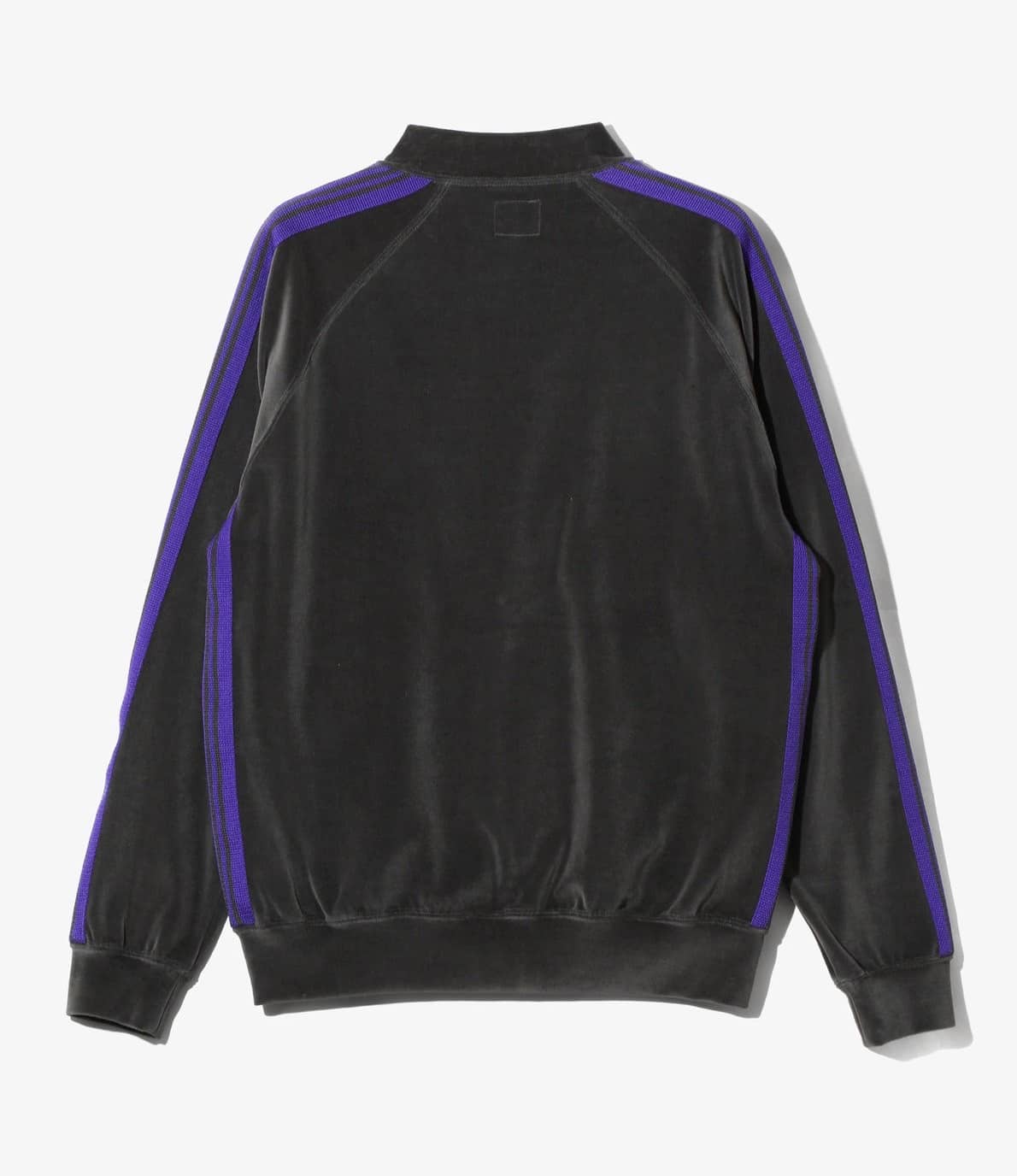 Needles/ニードルズ　Rib Collar Track Jacket - C/PE Velour 26AW -CHARCOAL- CHARCOAL M