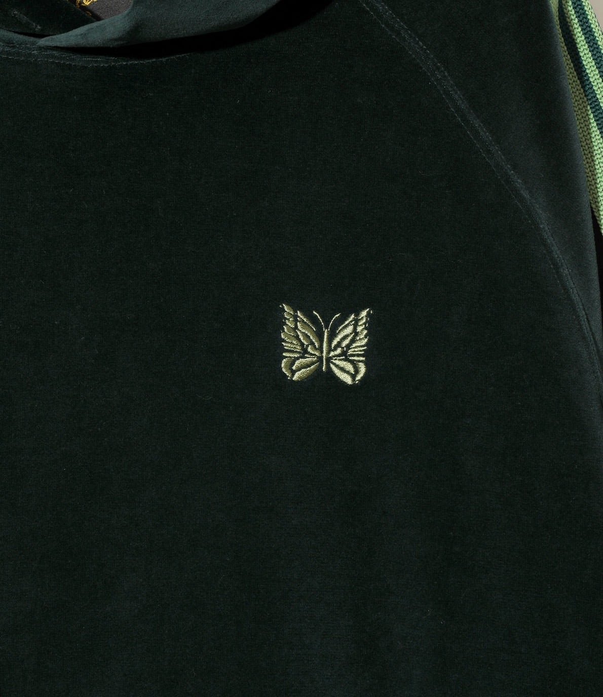 Needles/ニードルズ　Track Hoody - C/PE Velour 26AW -GREEN- GREEN M