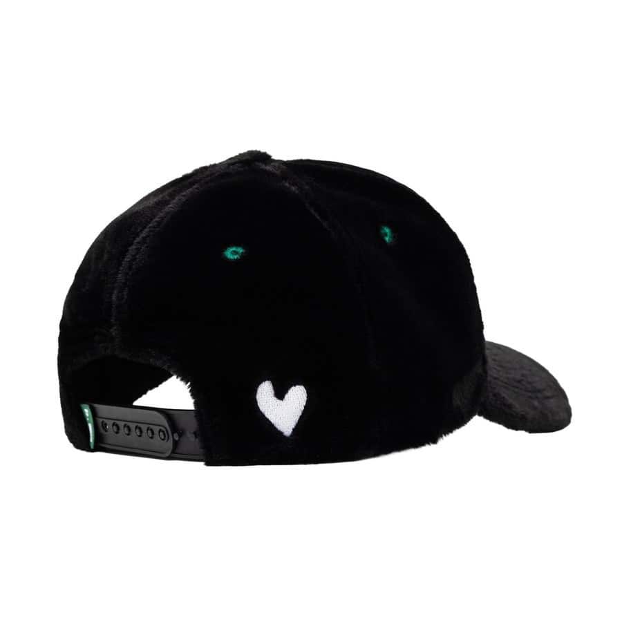 b.Eautiful/ビューティフル/b.E Hat (Black Plush / White) BLACK F