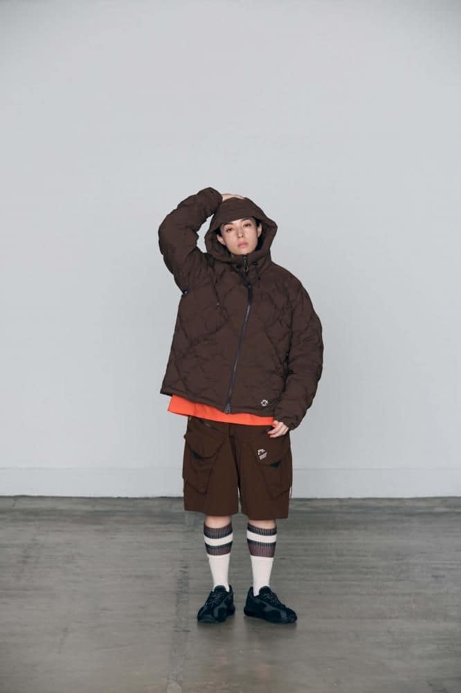 CMF OUTDOOR GARMENT/シーエムエフ アウトドアガーメント/     CMF WOVEN DOWN HOODIE CMF2602-J04 BLACK M