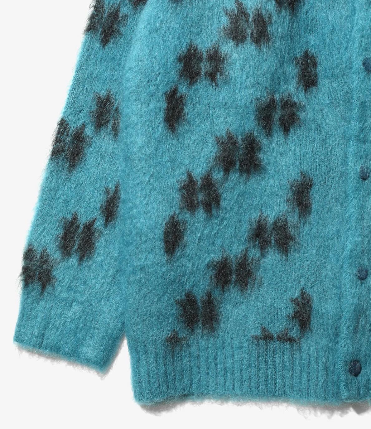 NEEDLES/ニードルズ/MOHAIR CARDIGAN - SNOWFLAKE モヘアカーディガン BLUE S