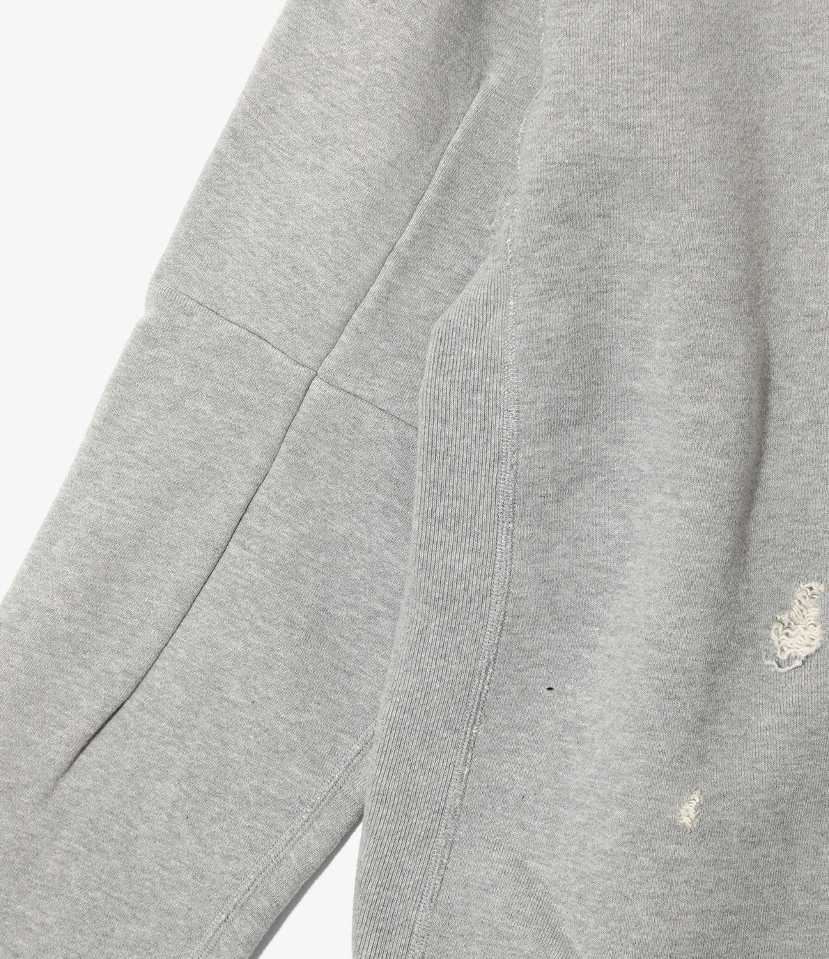 NEEDLES/ニードルズ/DECONSTRUCTED SWEAT SHIRT スウェット　トレーナー GRAY M