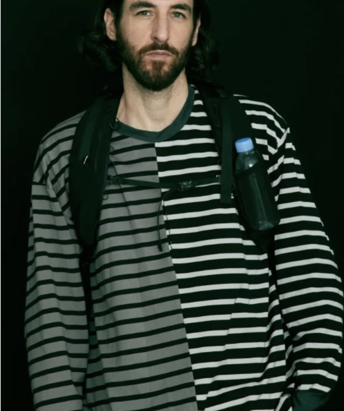 CMF OUTDOOR GARMENT/シーエムエフ アウトドアガーメント/BORDER TEE LONG SLEEVE BLACK M