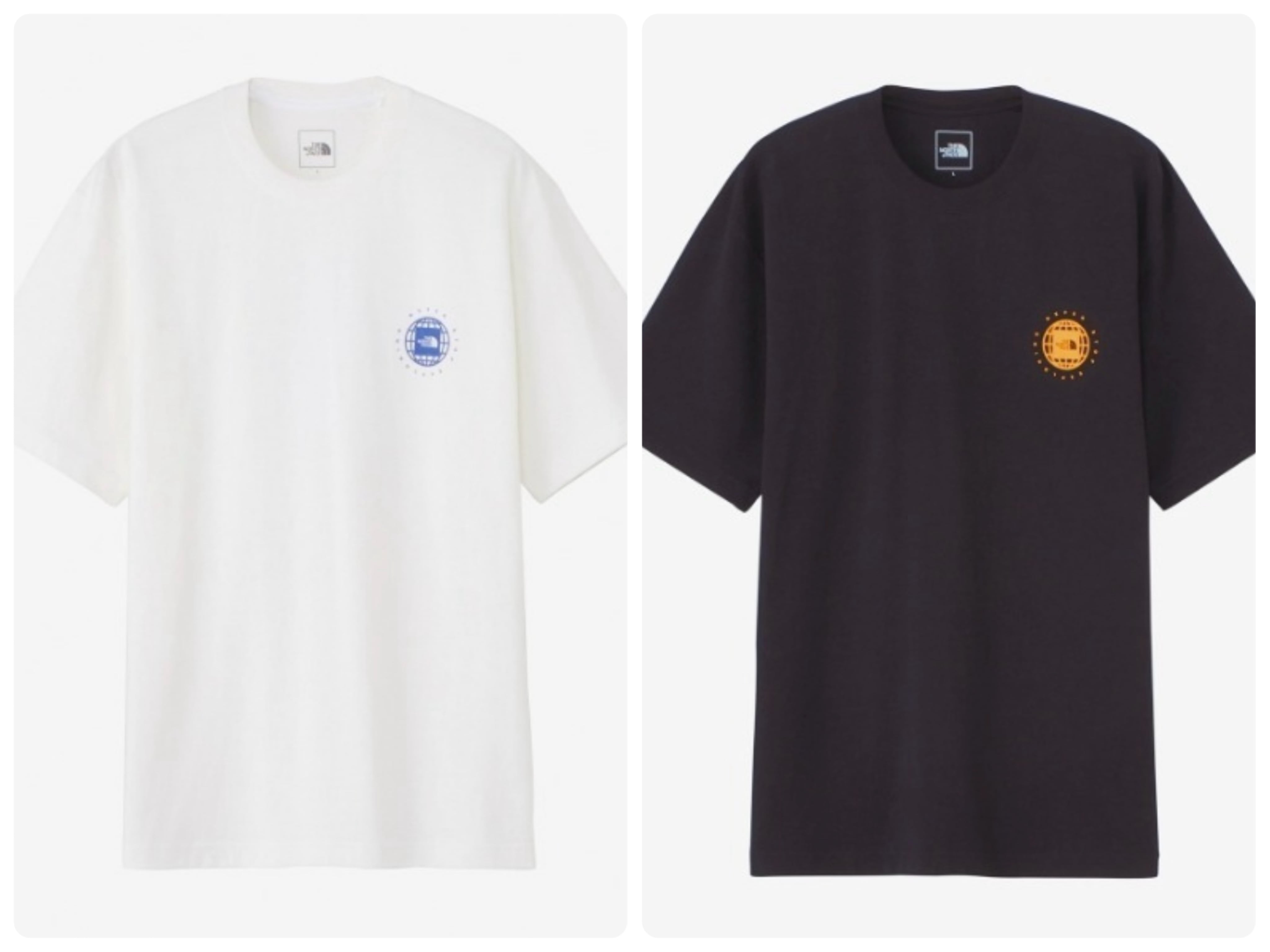 THE NORTH FACE /ザ ノースフェイス/S/S GEO Square Logo Tee WHITE M