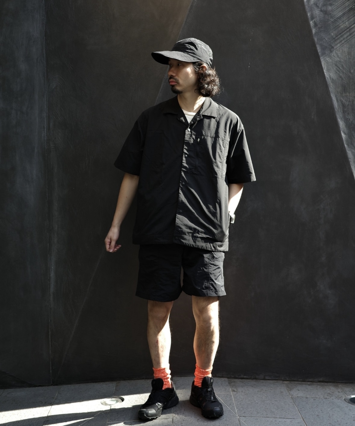 Jagged Edge Mountain Gear/ジャギッドエッジマウンテンギア/別注S/S SHIRT BLACK M