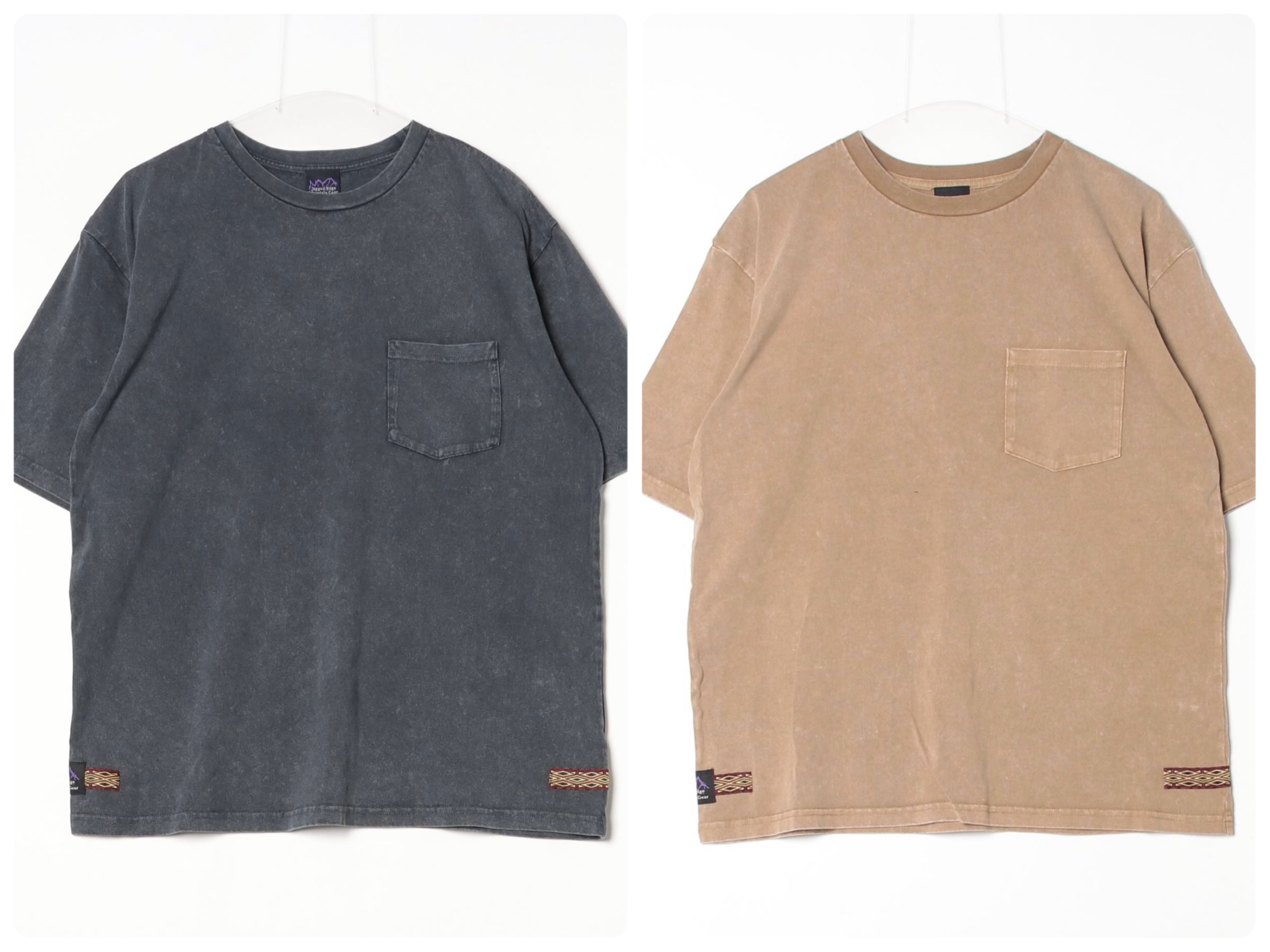 Jagged Edge Mountain Gear/ジャギッドエッジマウンテンギア/SHORT SLEEVE POCKET TEE SAND M