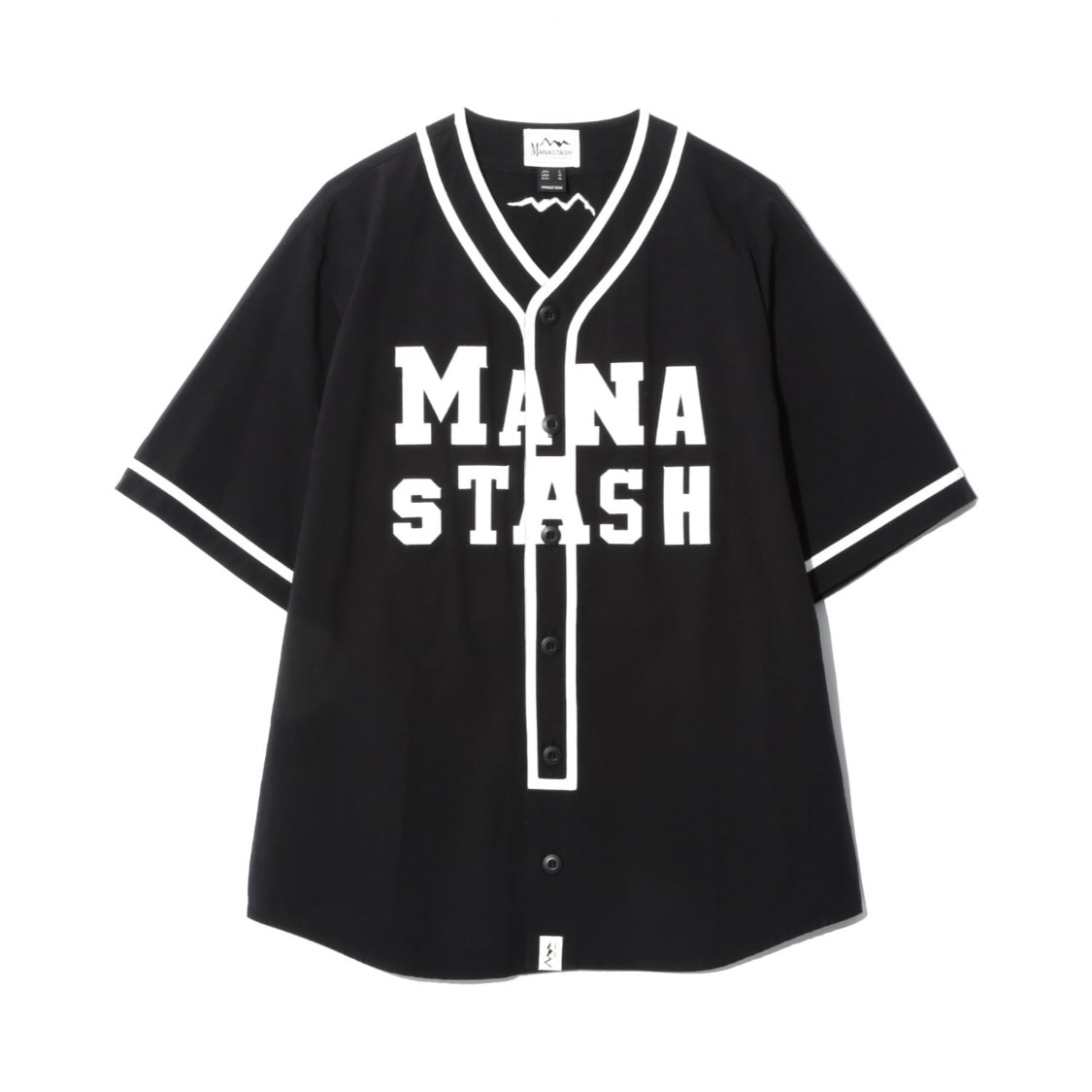 MANASTASH/マナスタッシュ/COLLEGE LOGO BB SHIRT GRAY M