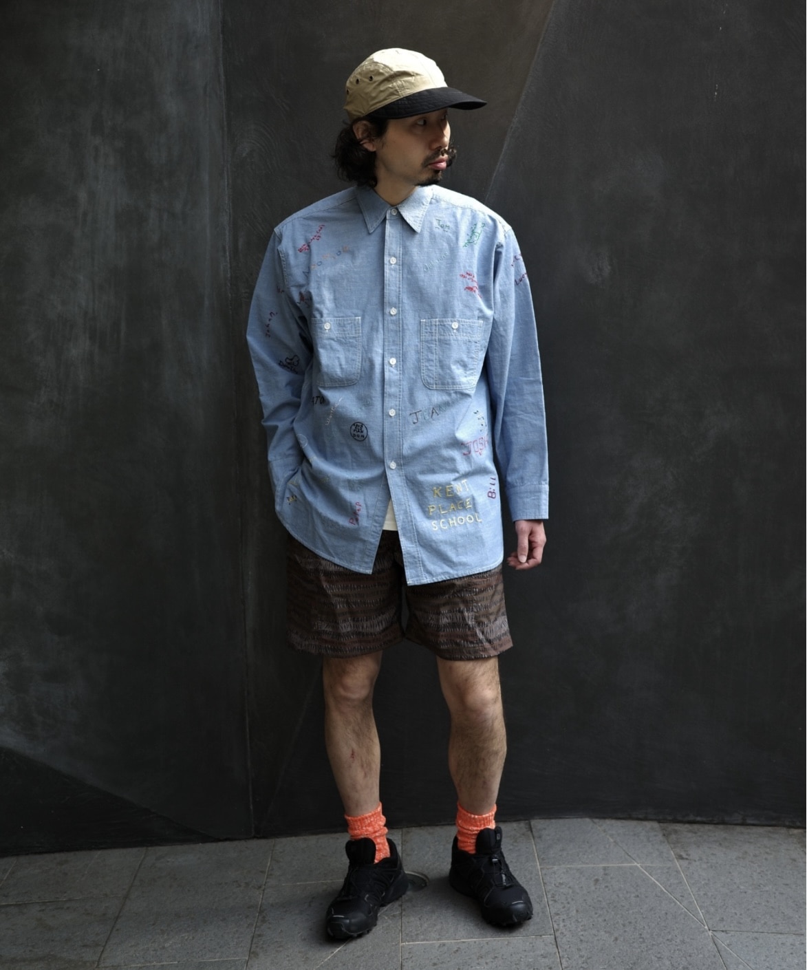 PAYDAY/ペイデイ/別注PAYDAY刺繍SHIRT KINARI M