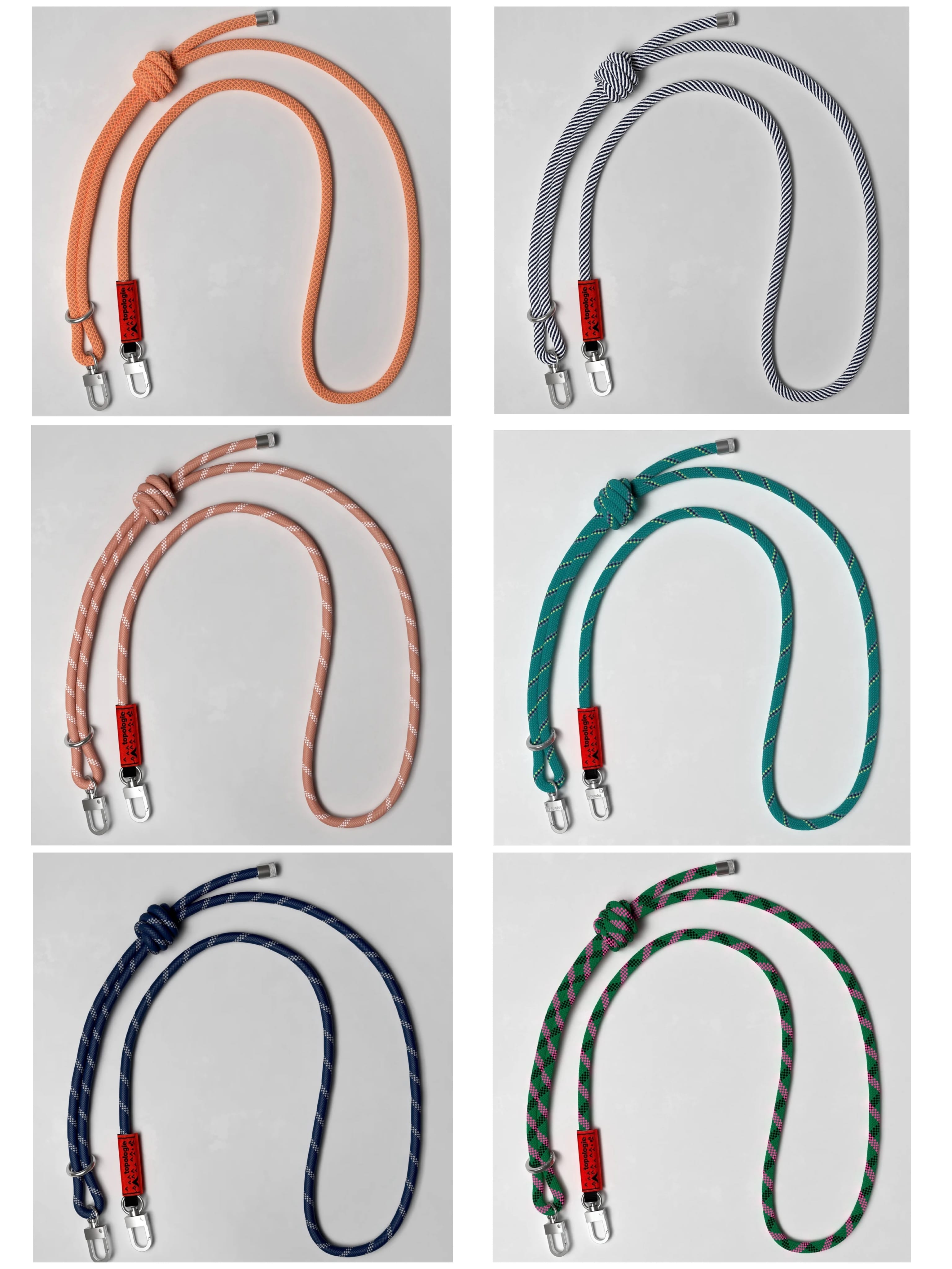 Topologie/トポロジー/Topologie Wares Strap 8.0mm Rope Strap【ストラップ単体】 BLACK REFLECTIVE FREE