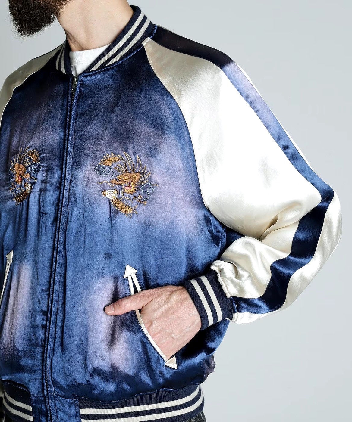 Schott/ショット/RAYON SUKA ASING JACKET(M NAVY)｜ ビーバー｜名古屋 