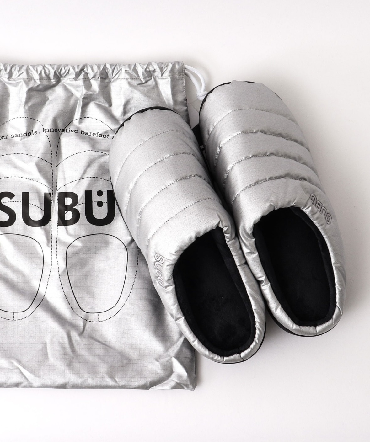 SUBU/スブ SUBU Permanent Collection 2025 ORIGINALS F-LINE パーマネント ウィンター サンダル SILVER 0(22cm～23.5cm)