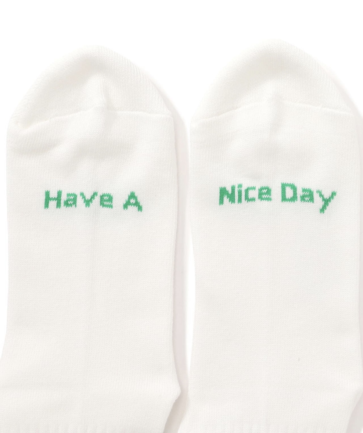 ROSTER SOX/ロスターソックス/PEACE SOCKS WHITE 1(23cm～25cm)