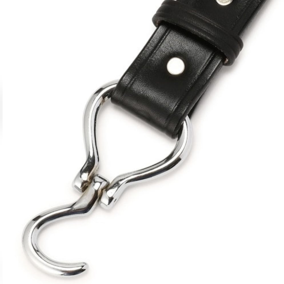 TORY LEATHER/トリーレザー　Nickel Hoof Pick Belt　レザーベルト BLACK 28