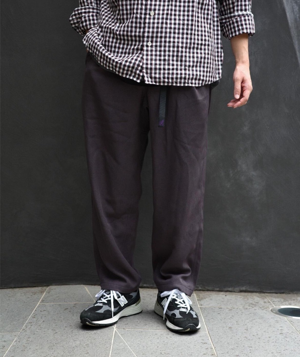 GRAMICCI×BEAVER/グラミチ×ビーバー/別注 WOOL LIKE SLACKS BROWN S