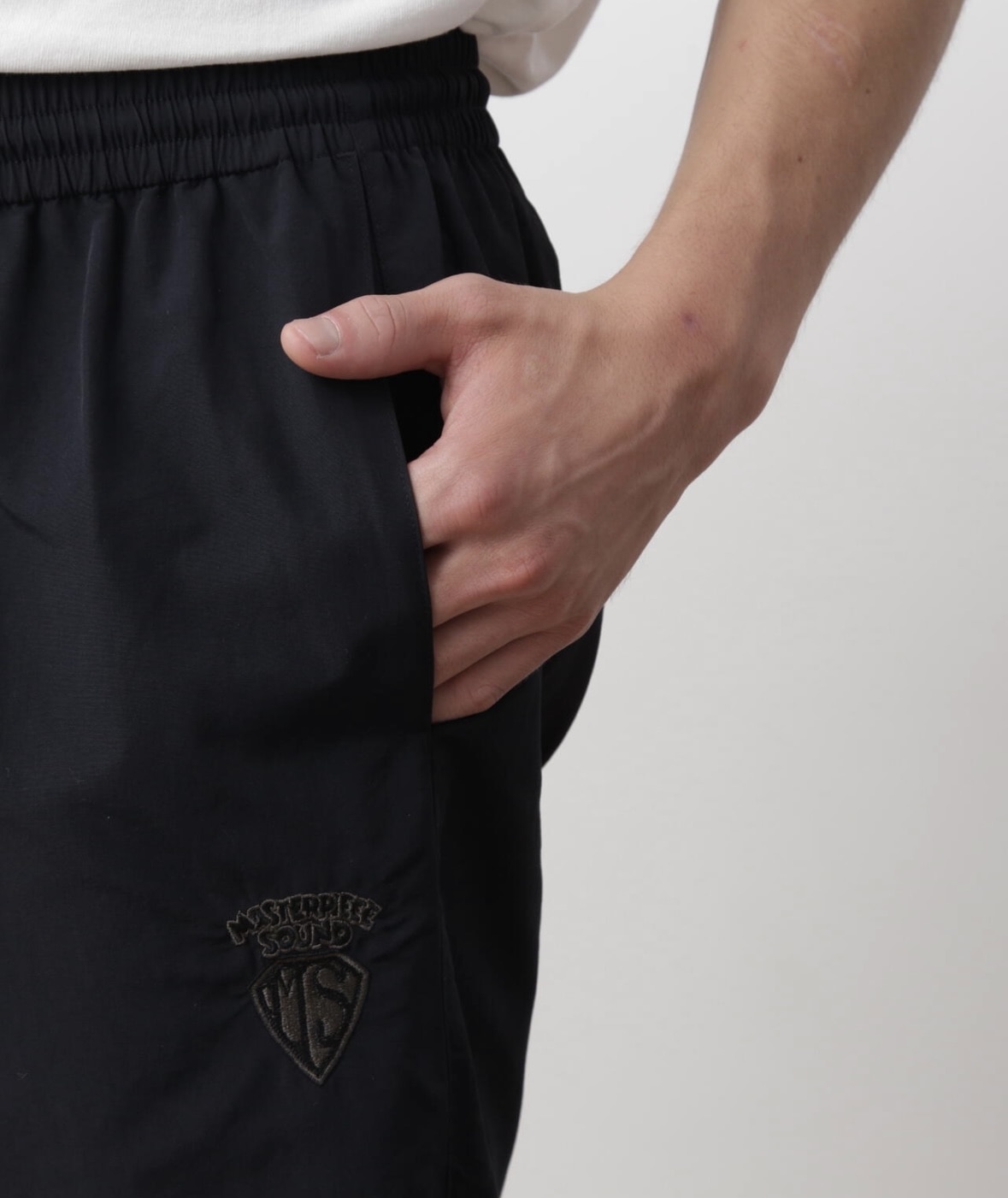 MANASTASH×MASTERPIECE SOUND/マスターピースサウンド/TRACK PANTS BLACK S