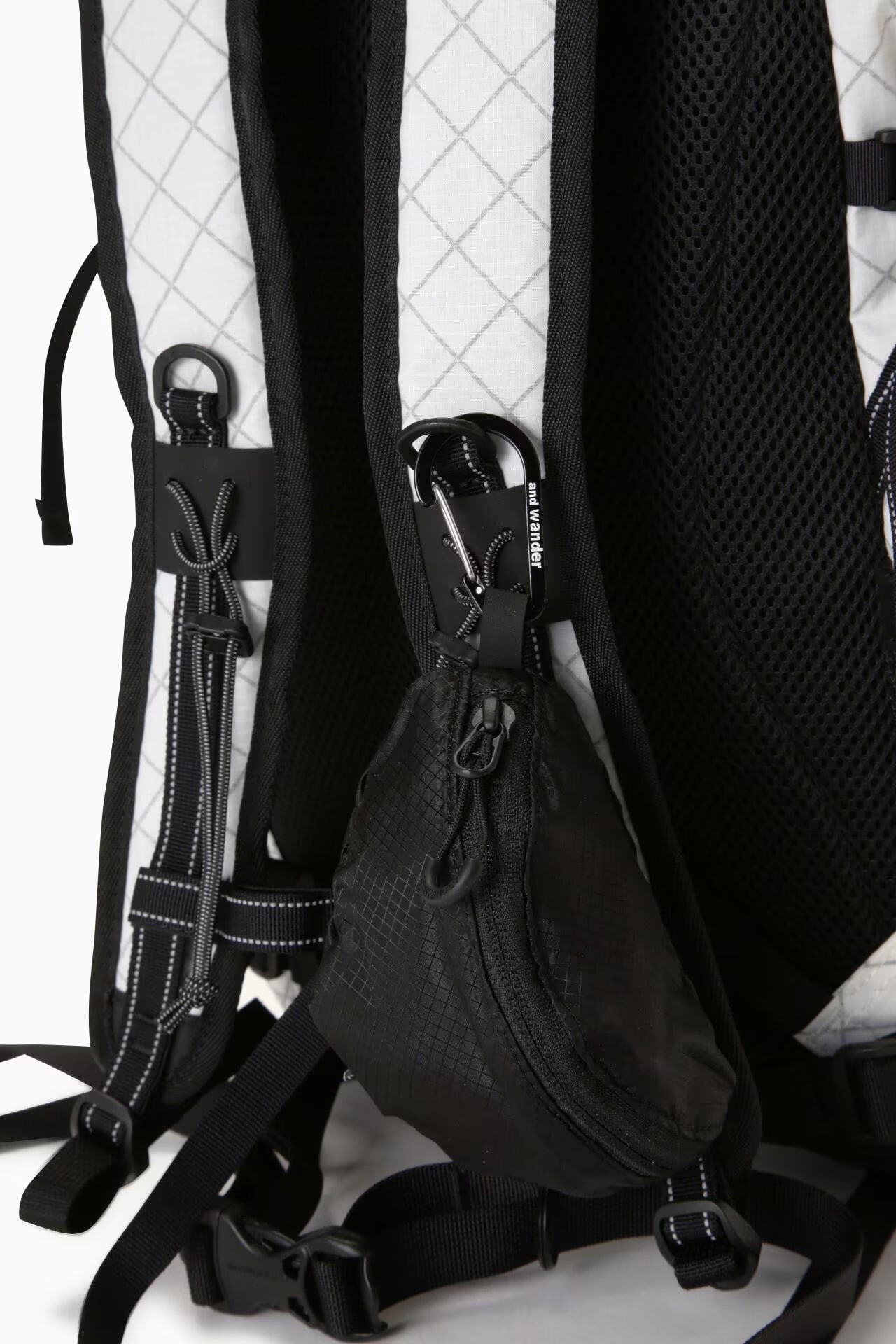 and wander/アンドワンダー/ECOPAK 18L backpack BLACK FREE