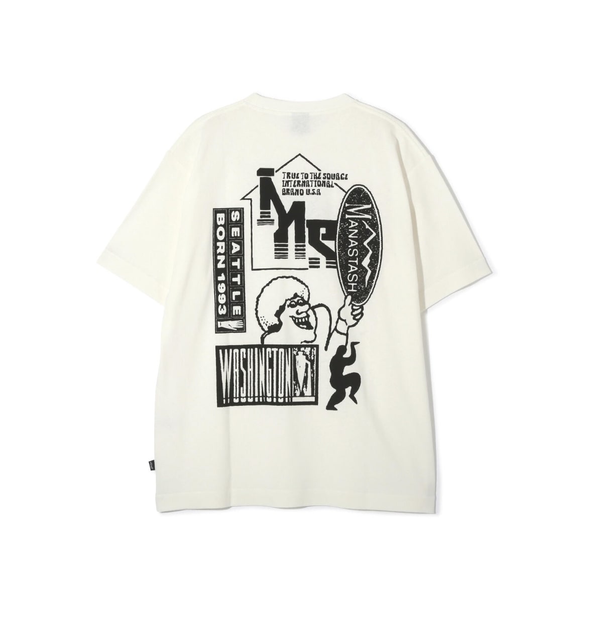 MANASTASH/マナスタッシュ/HEMP TEE JUMBLE L/GREEN S