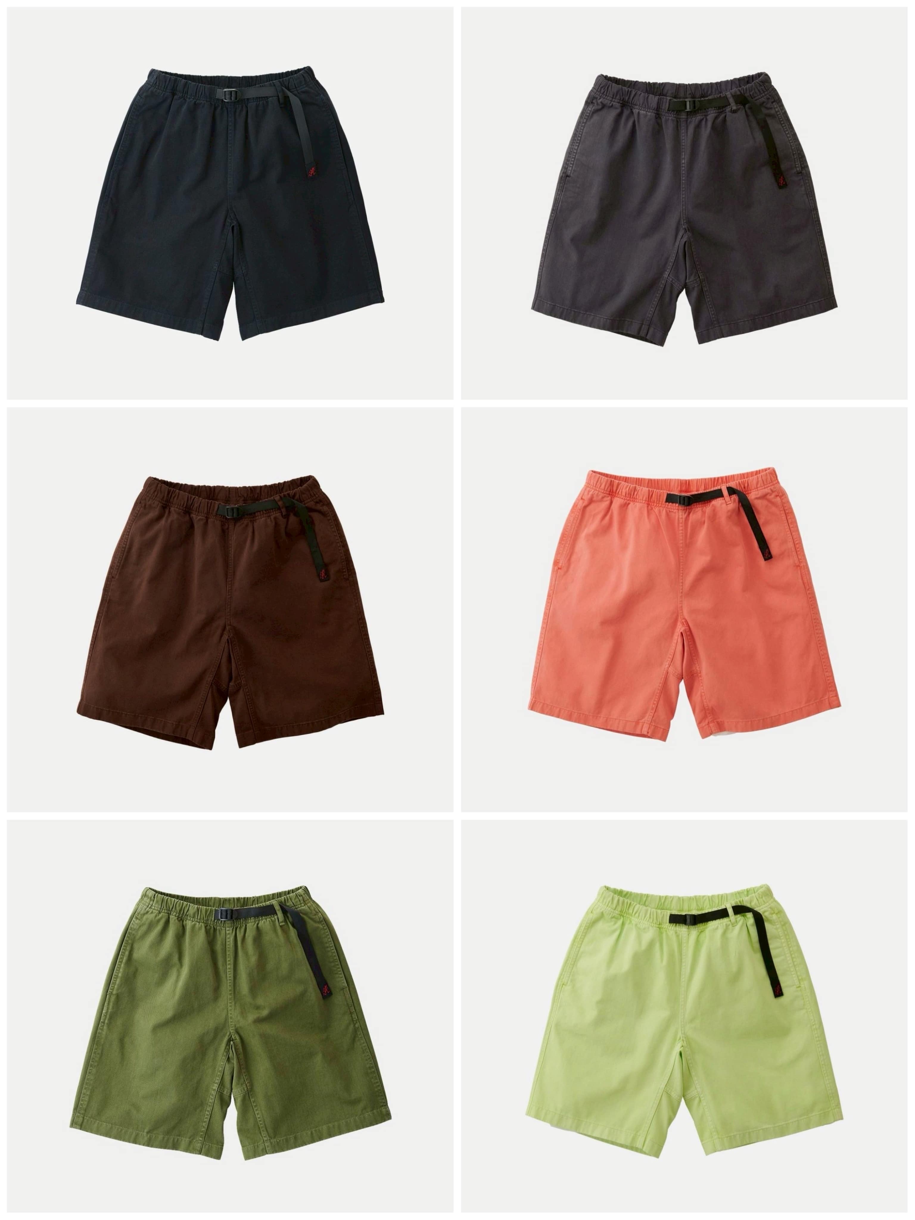 GRAMICCI/グラミチ/G-SHORT PIGMENT DYE G4SM-P123 DEEP CORAL PIGMENT S