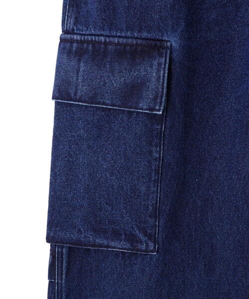 B omnivore/ビーオムニボー DENIM CARGO PANTS INDIGO S