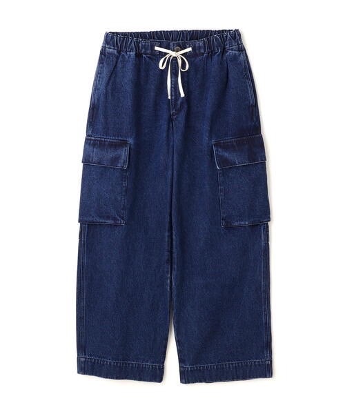 B omnivore/ビーオムニボー DENIM CARGO PANTS BLUE S