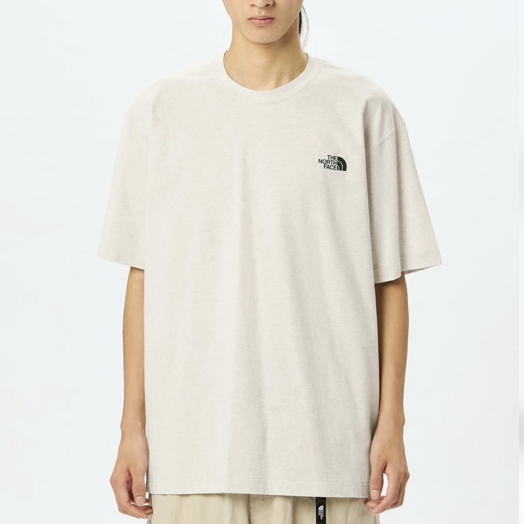 THE NORTH FACE/ザ・ノースフェイス/S/S FD Globe Grid Cotton Teeショートスリーブフラッシュドライグローブグリッドコットンティー LightGray M