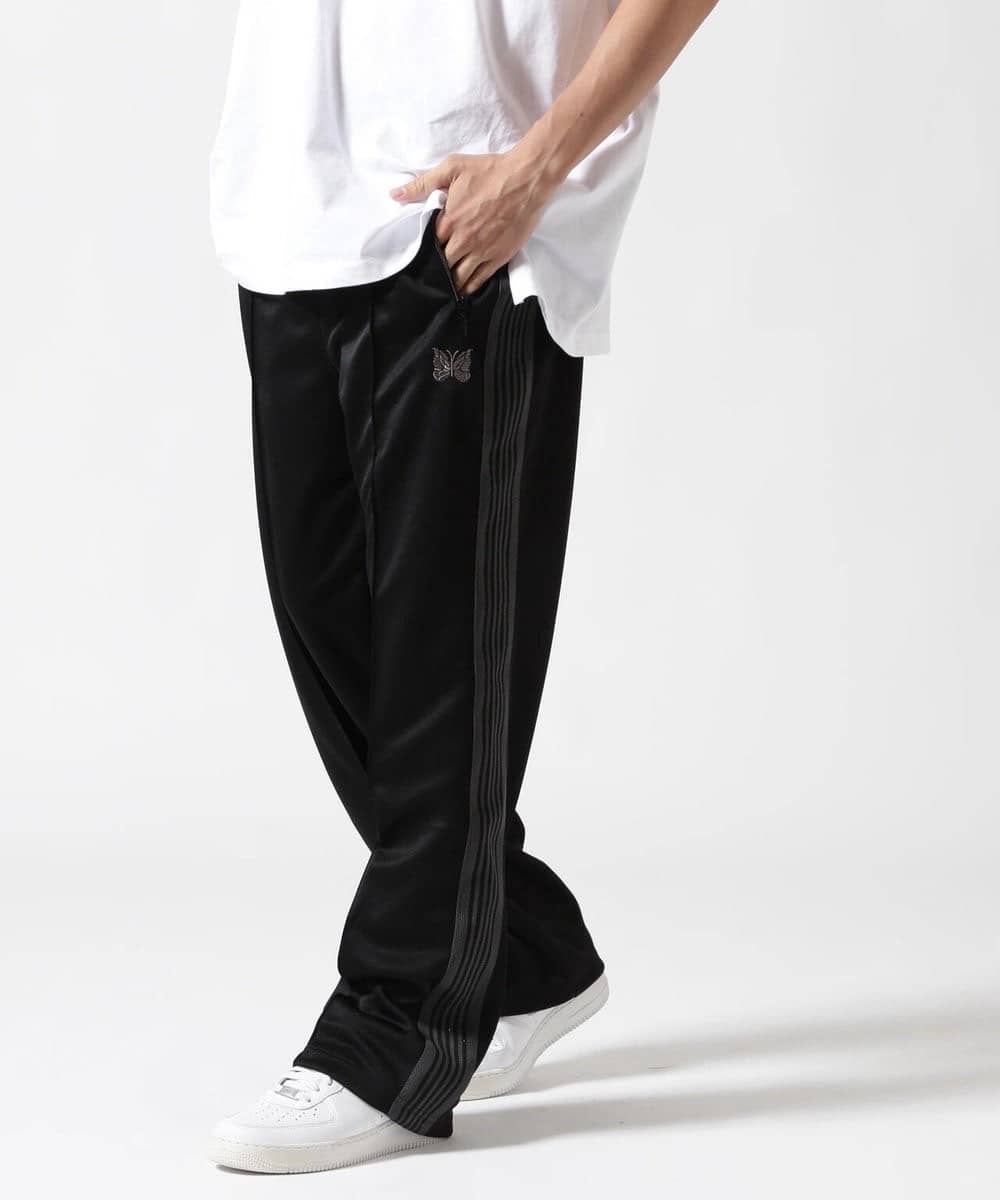 Needles/ニードルズ　BEAVER×Needles　別注Track Pants  Poly-Smooth BLACK XS