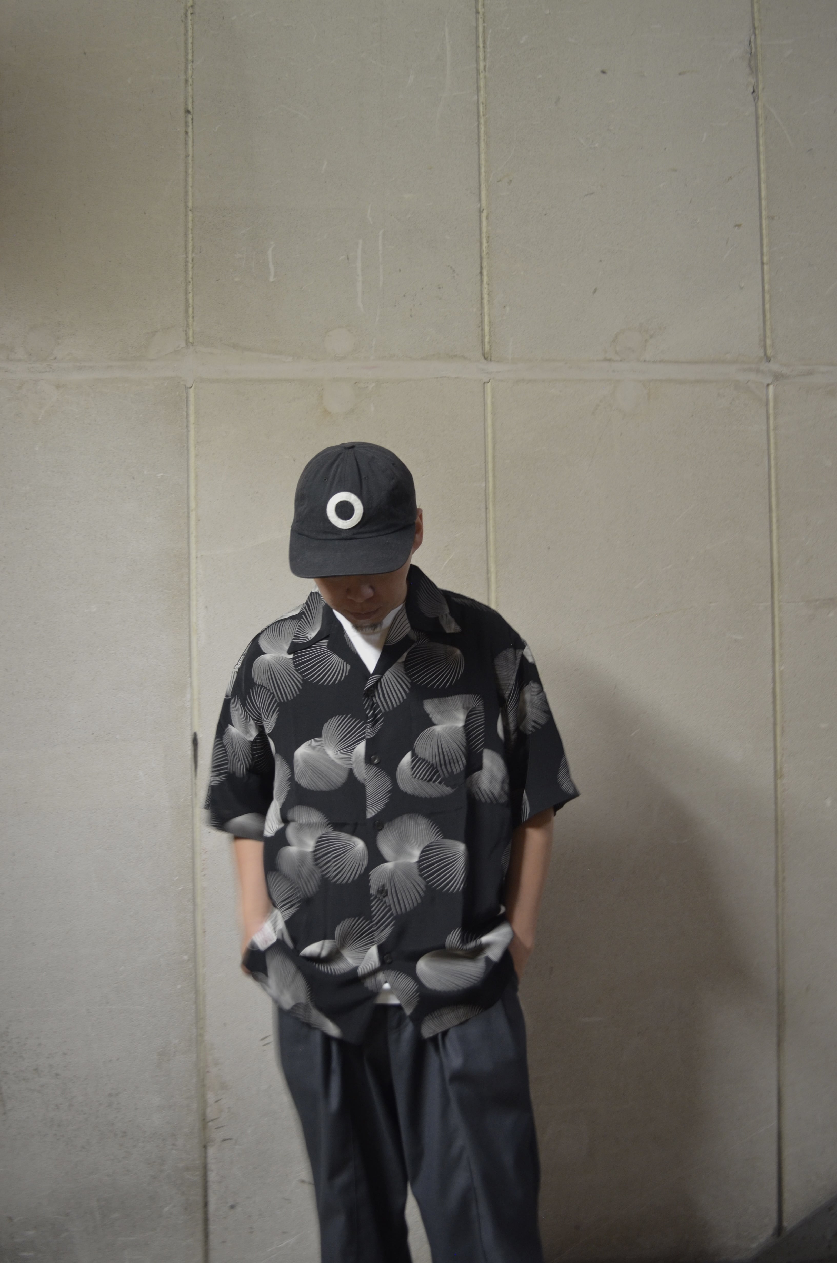 Schott×PJ/ショット×パイナップルジュース/RAYON SHIRT SHELL/レーヨンシャツ シェル BLACK M