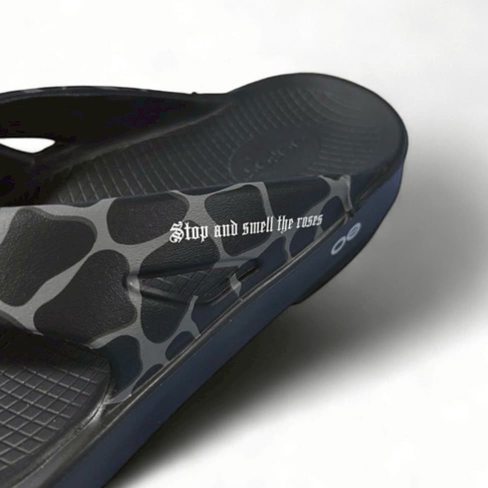 OOFOS x Children of the discordance /ウーフォス×チルドレンオブザディスコーダンス/ x OORIGINAL コラボ ウーオリジナル サンダル BLACK 24cm