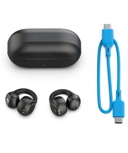 JLab/ジェイラブ　FLEX　ワイヤレスイヤホン　イヤーカフ型 BLACK FREE