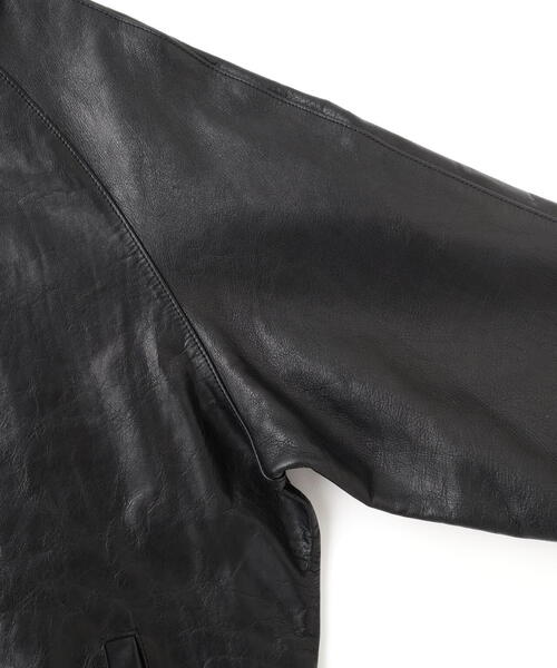 Schott/ショット/LEATHER COACH JACKET/レザー コーチジャケット BLACK M