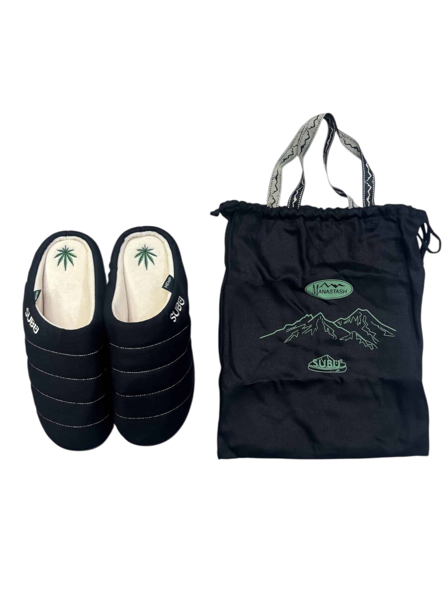 MANASTASH/マナスタッシュ/SUBU x MANASTASH HEMP SANDAL BLACK 0