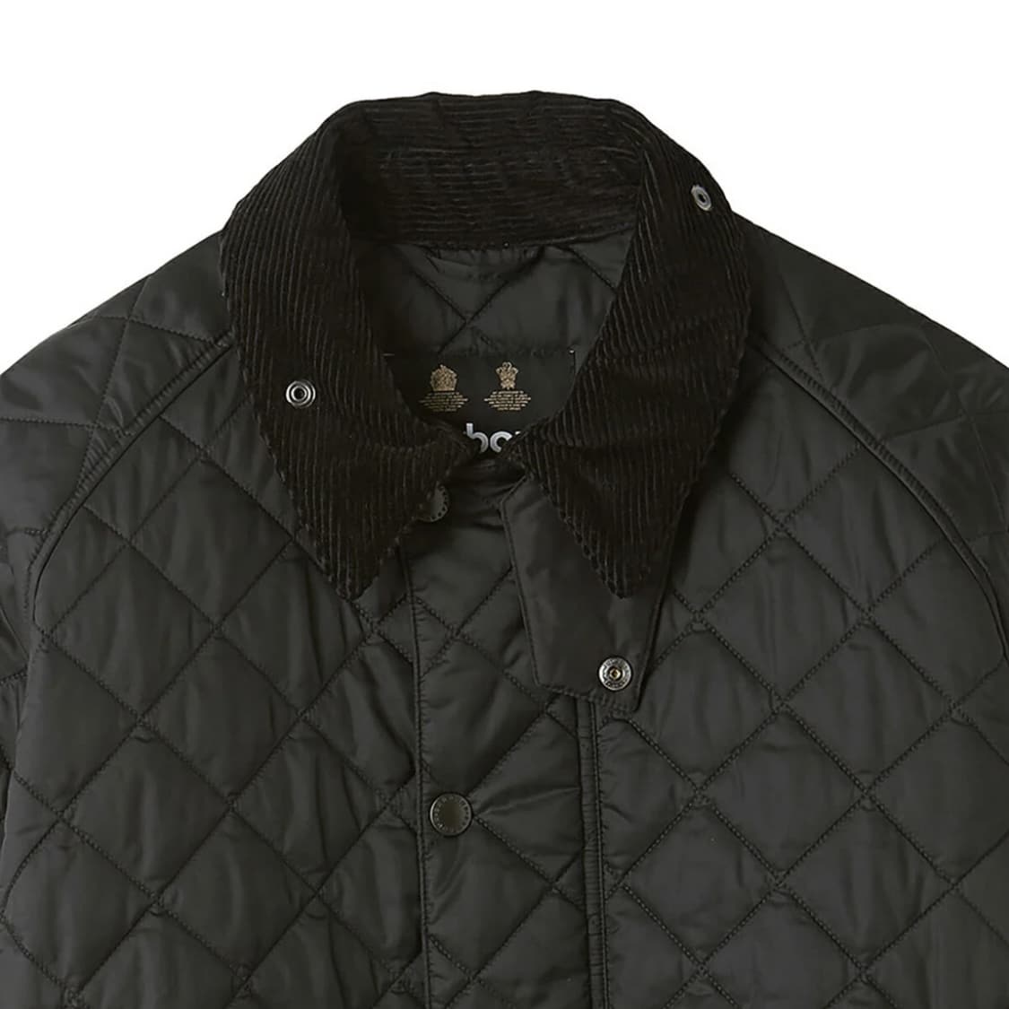 Barbour/バブアー　【TRANSPORT / トランスポート】キルティング ブルゾン（ユニセックス）　252MQU1796 BLACK 38