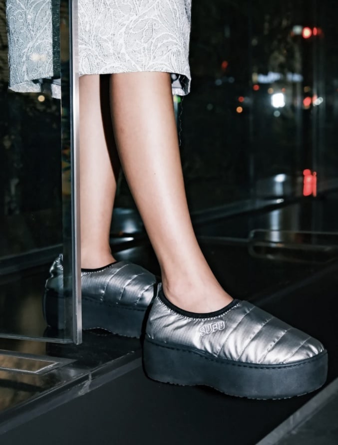 SUBU/スブ/VAMP PLATFORM ウィンターサンダル ユニセックス 厚底 SILVER 0