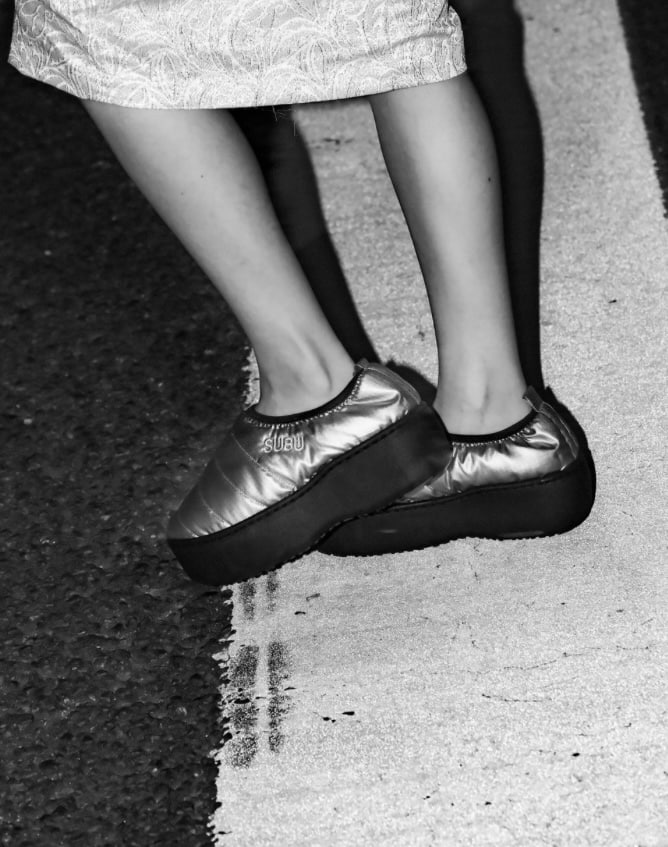 SUBU/スブ/VAMP PLATFORM ウィンターサンダル ユニセックス 厚底 BLACK ０