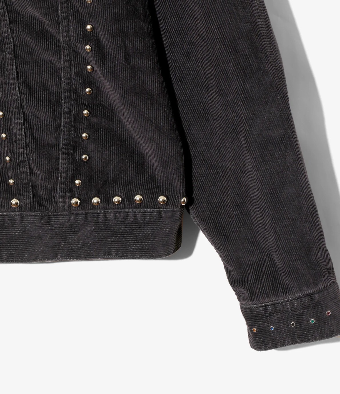 NEEDLES/ニードルズ/STUDDED JEAN JACKET - 14W CORDUROY スタッズジャケット BLACK M