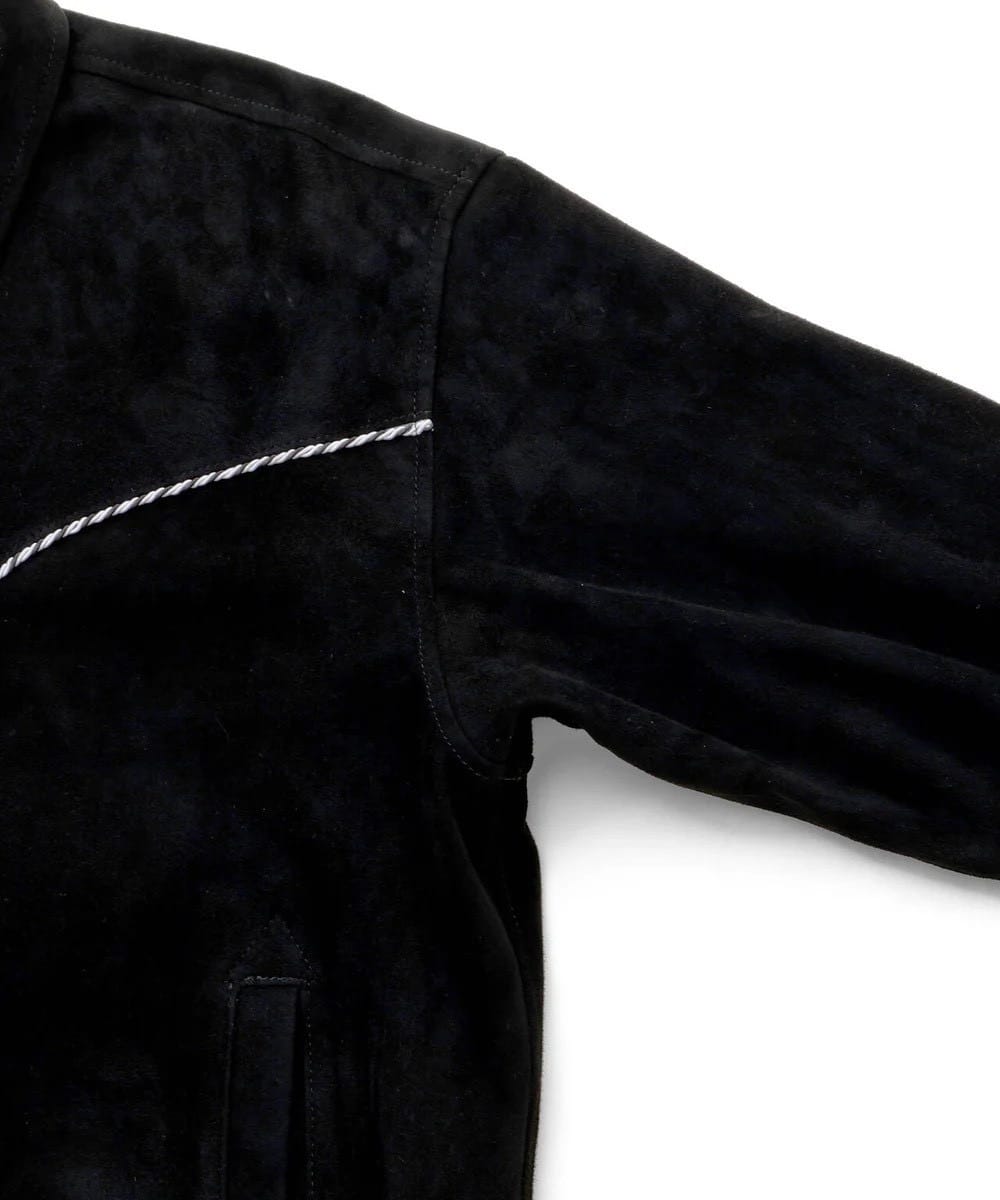 Schott/ショット/WESTERN SUEDE LEATHER JACKET/ウエスタンスウェード レザージャケット BLACK M