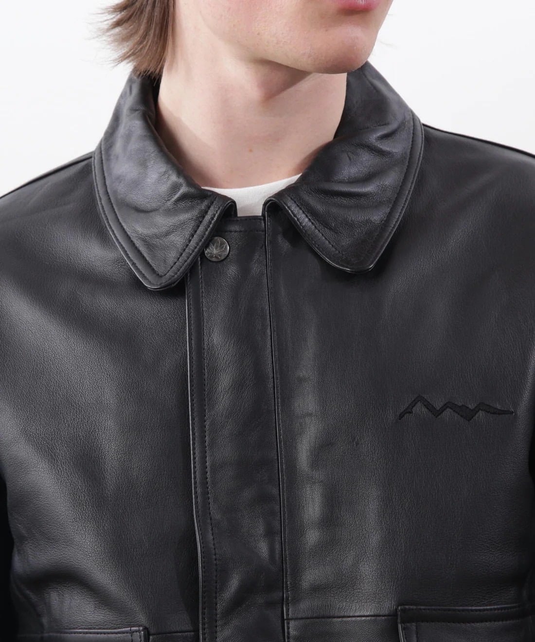 MANASTASH/マナスタッシュ/LEATHER MOTOR BLOUSON BLACK M