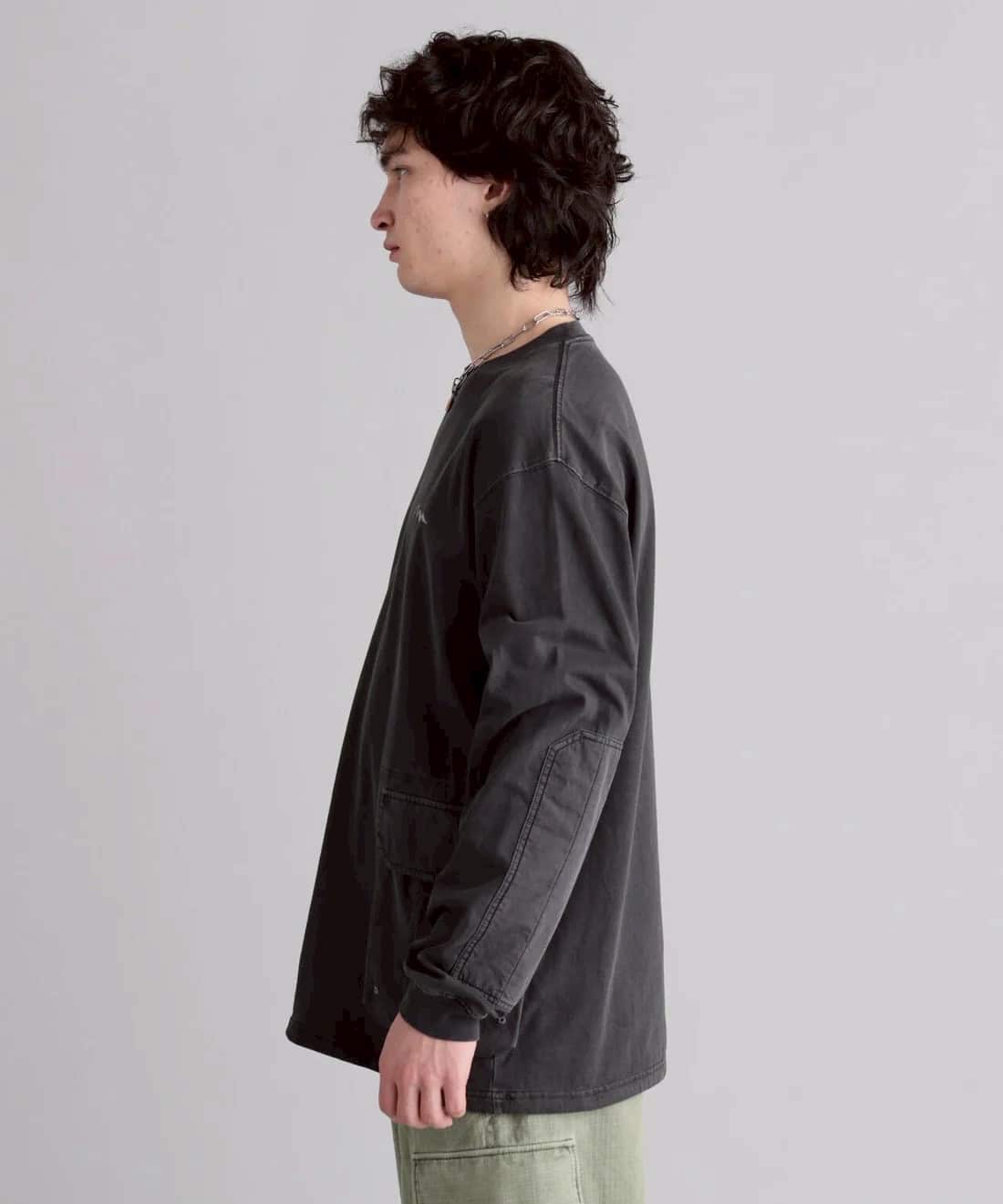 MANASTASH/マナスタッシュ/ARMOR L/S TOP BLACK S