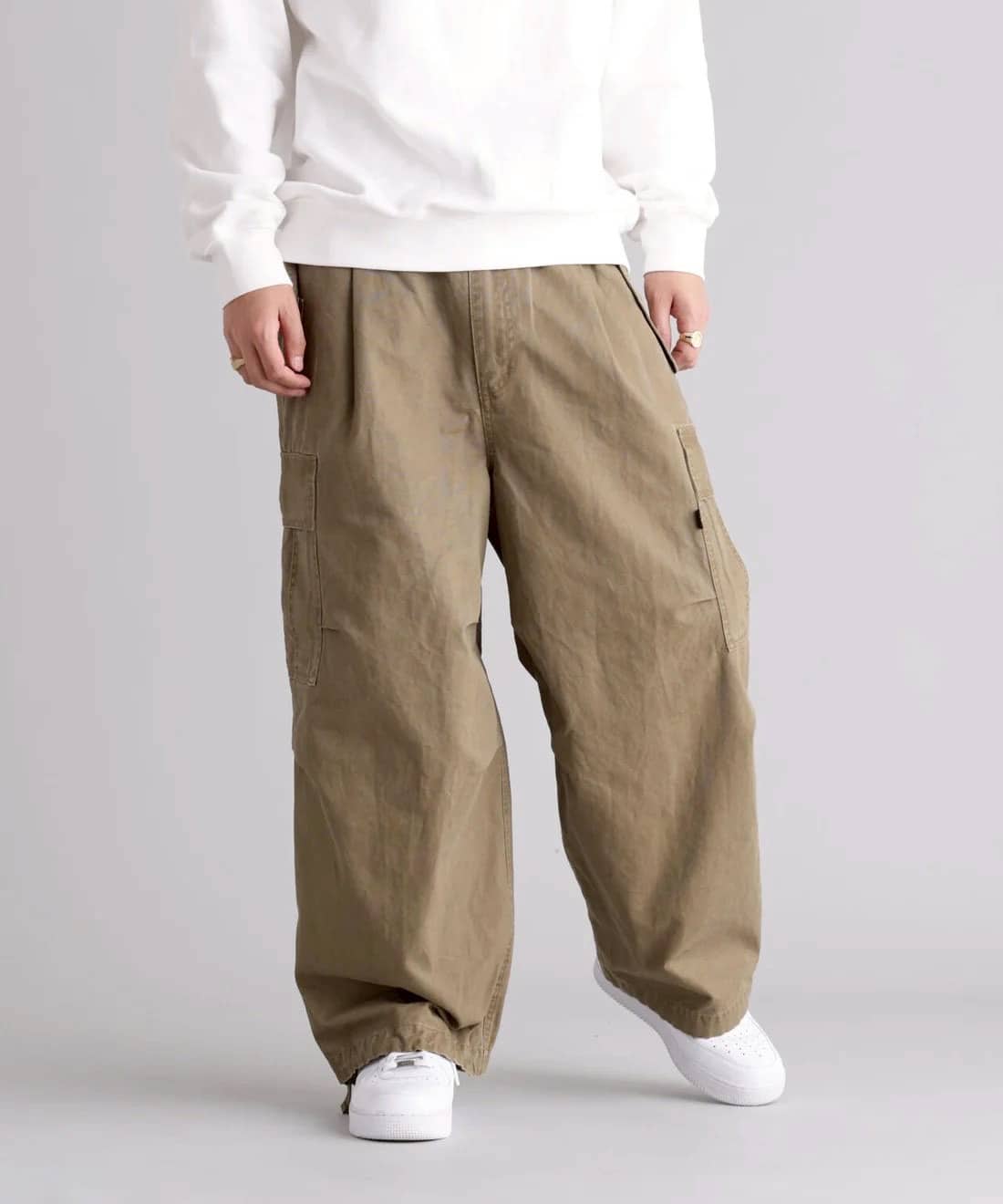 MANASTASH/マナスタッシュ/LT-CANVAS MANATROOPER PT KHAKI S