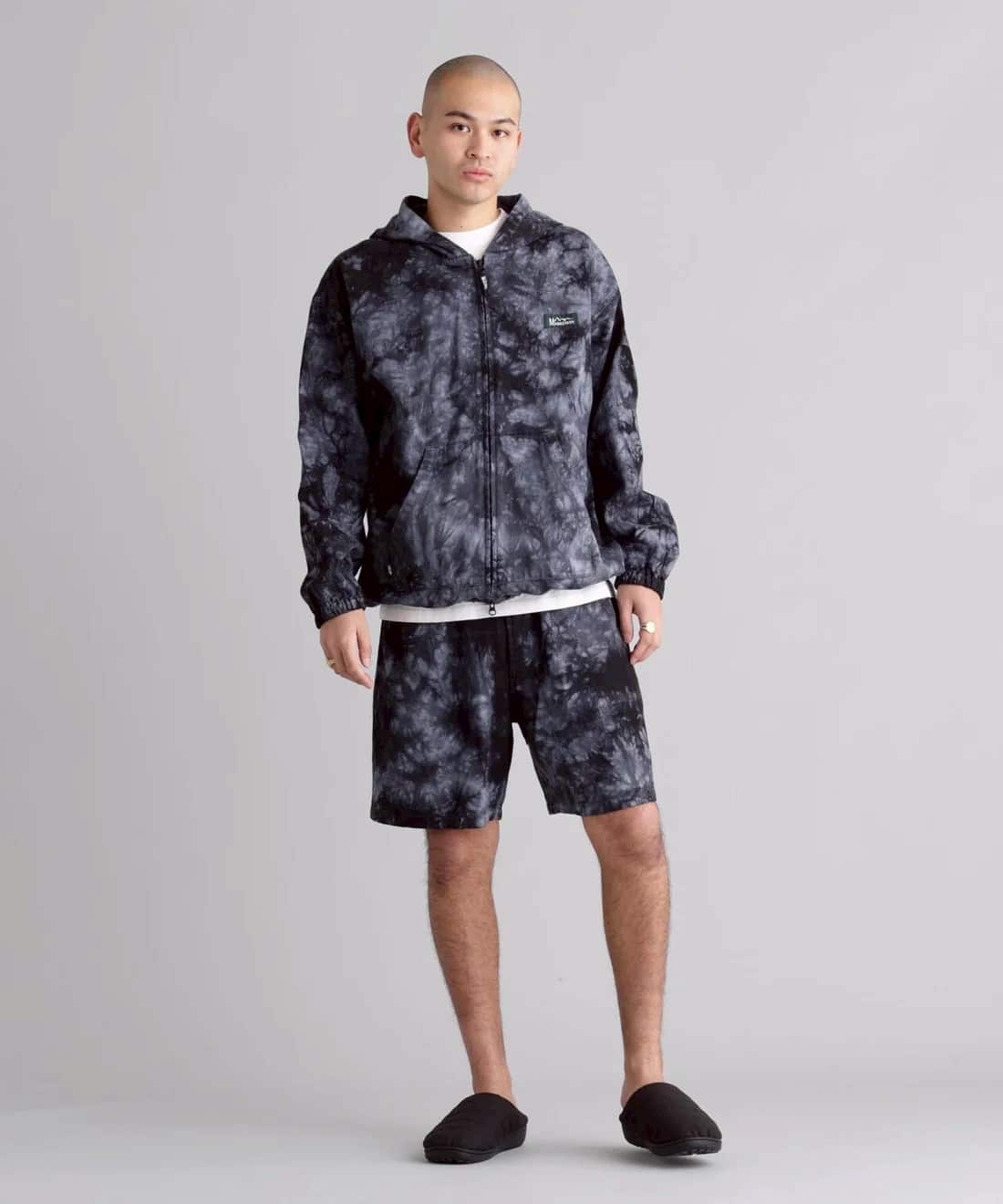 MANASTASH/マナスタッシュ/TIE DYE CHILLIWACK HOODIE NAVY S