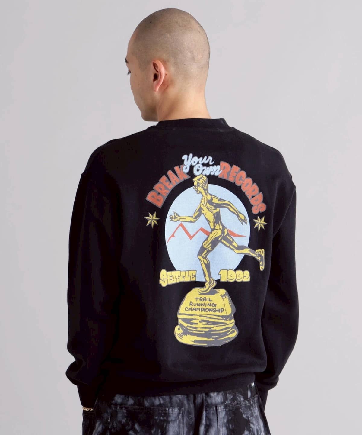 MANASTASH/マナスタッシュ/Citee Sweat CHAMPIONSHIP BLACK S