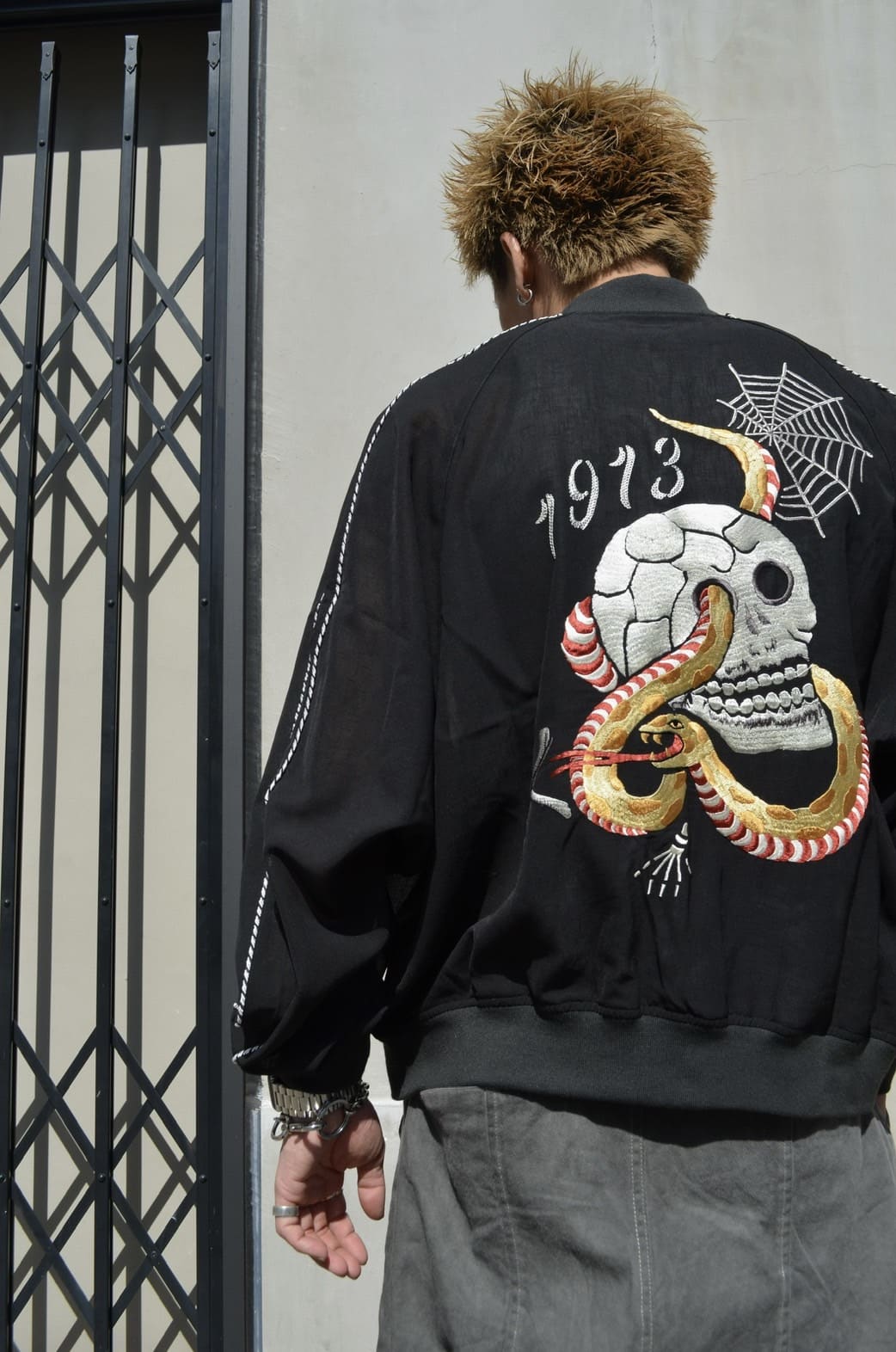 Schott/ショット/CHIFFON SUKA JACKET/シフォン スカ ジャケット BLACK L