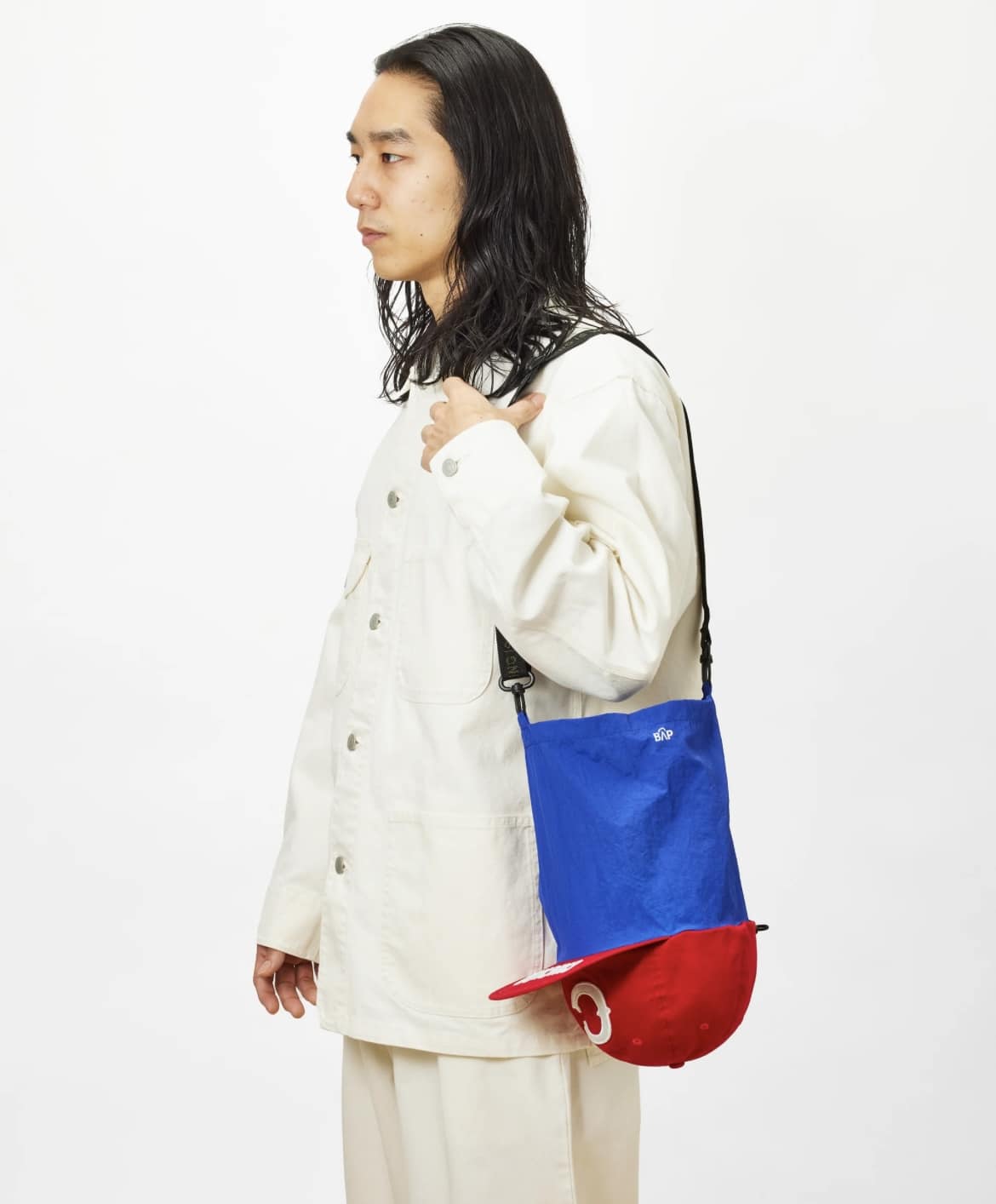 BAP/バップ　CHICAGO Baseball BagCap/キャップ/ショルダーバッグ RED FREE