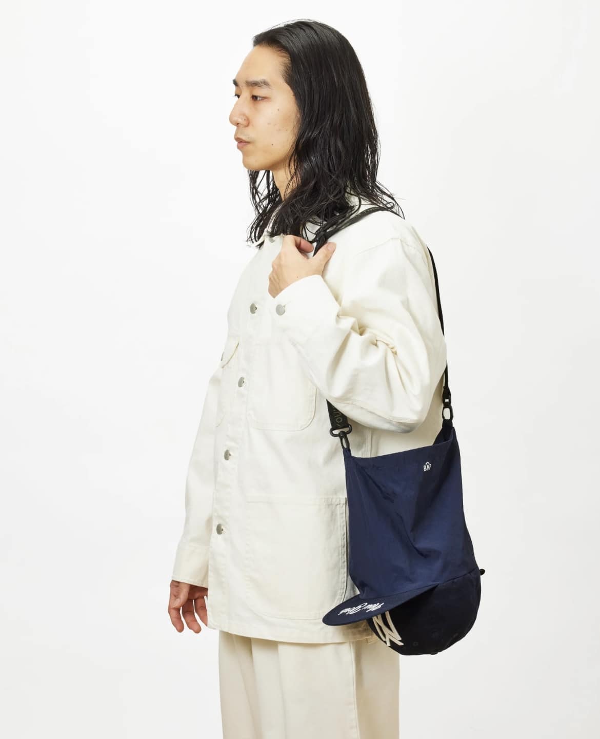 BAP/バップ　NEW YORK Baseball BagCap /キャップ/ショルダーバッグ NAVY FREE