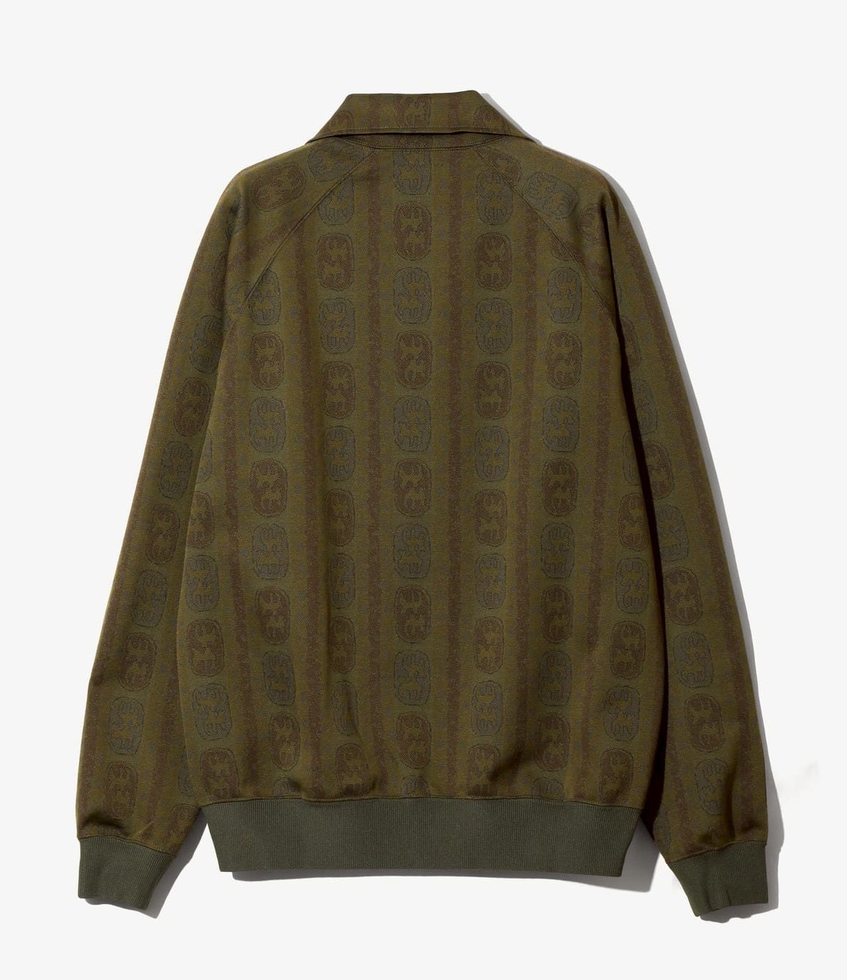 Needles/ニードルズ　Track Jacket-poly Jacquard 26ss-OLIVE- OLIVE M
