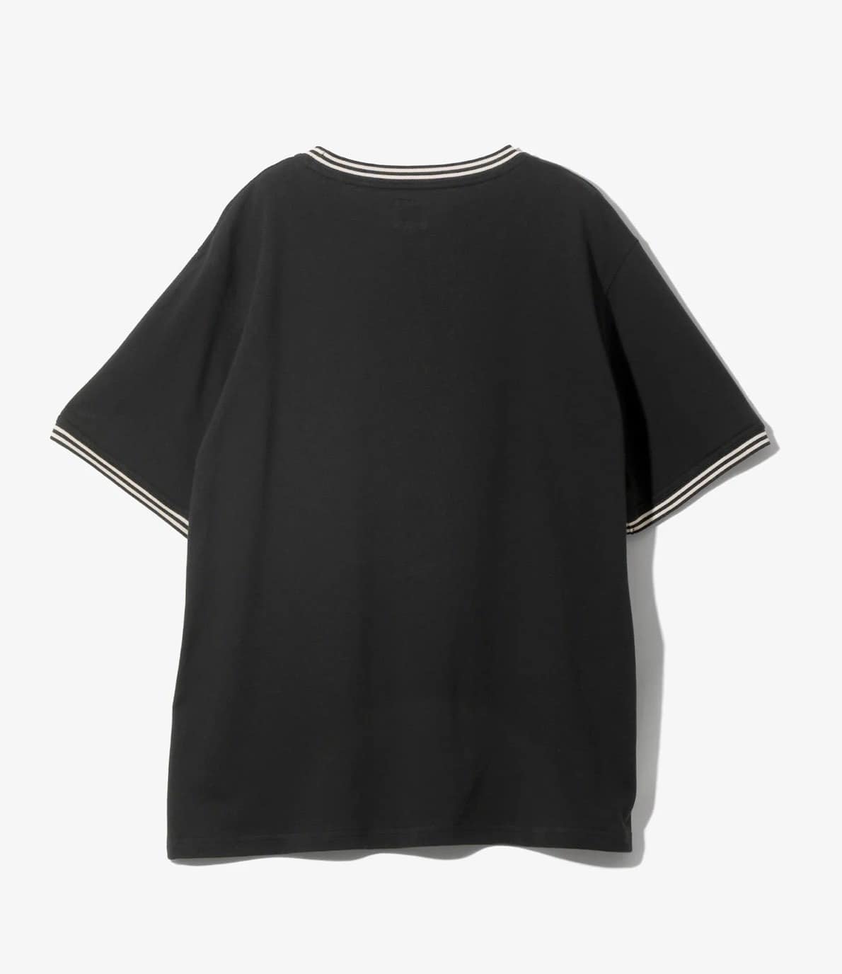Needles/ニードルズ　Ringer Tee - Cotton Pique　26ss BLACK M