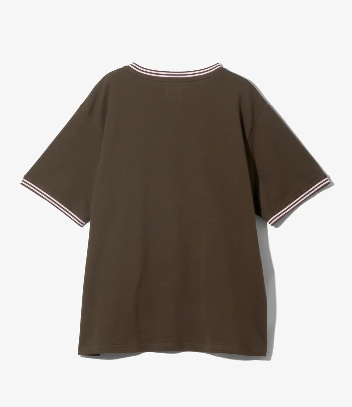 Needles/ニードルズ　Ringer Tee - Cotton Pique　26ss BROWN M