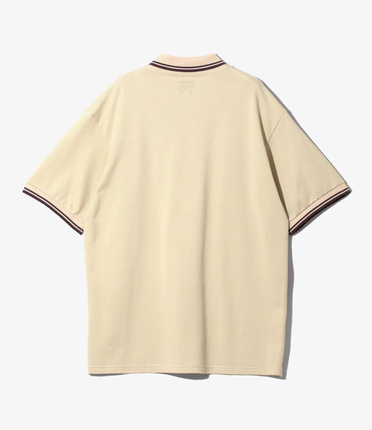 Needles/ニードルズ　Shawl Collar Polo - Cotton Pique　26ss-BEIGE- BEIGE S