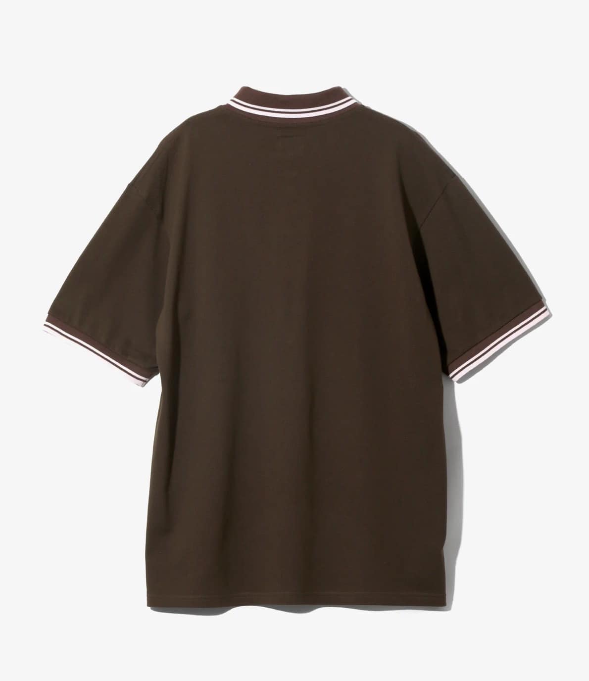 Needles/ニードルズ　Shawl Collar Polo - Cotton Pique　26ss-BROWN- BROWN S